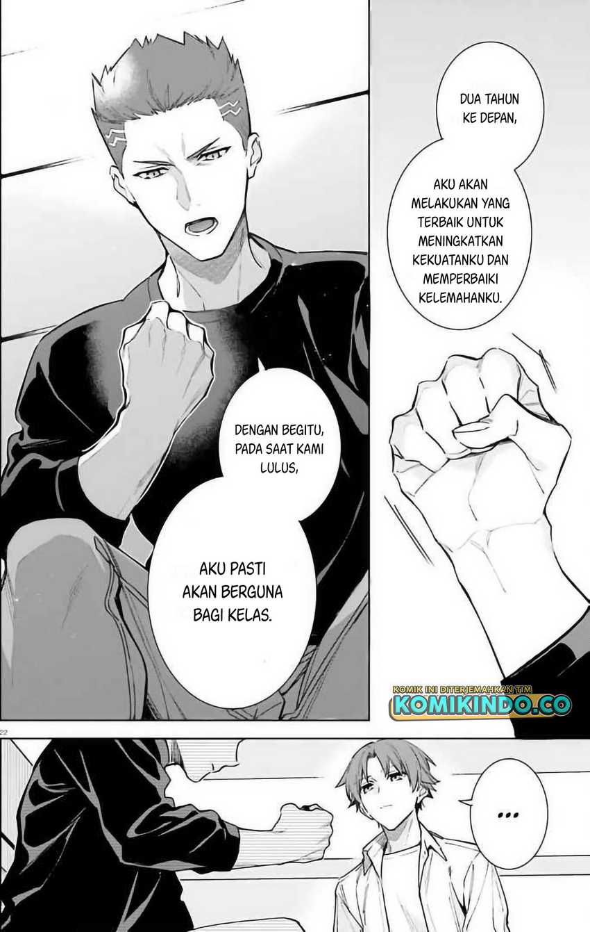 Youkoso Jitsuryoku Shijou Shugi no Kyoushitsu e √Horikita Chapter 13 Gambar 20