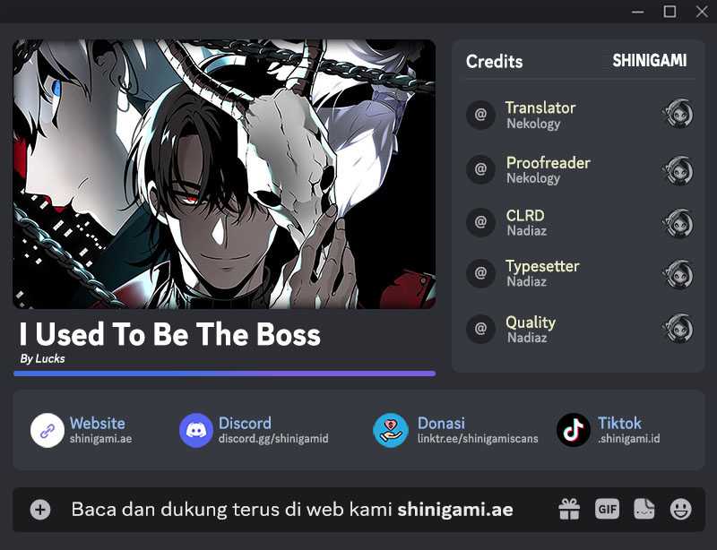 Komik I Used To Be The Boss Chapter 52 gambar nomor 1