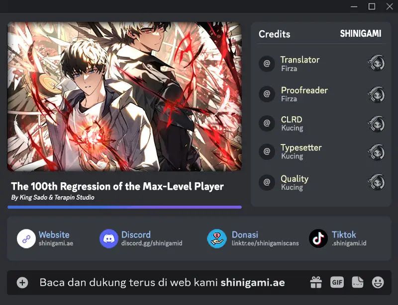 Baca Komik The 100th Regression Of The Max-Level Player Chapter 01 Gambar 1