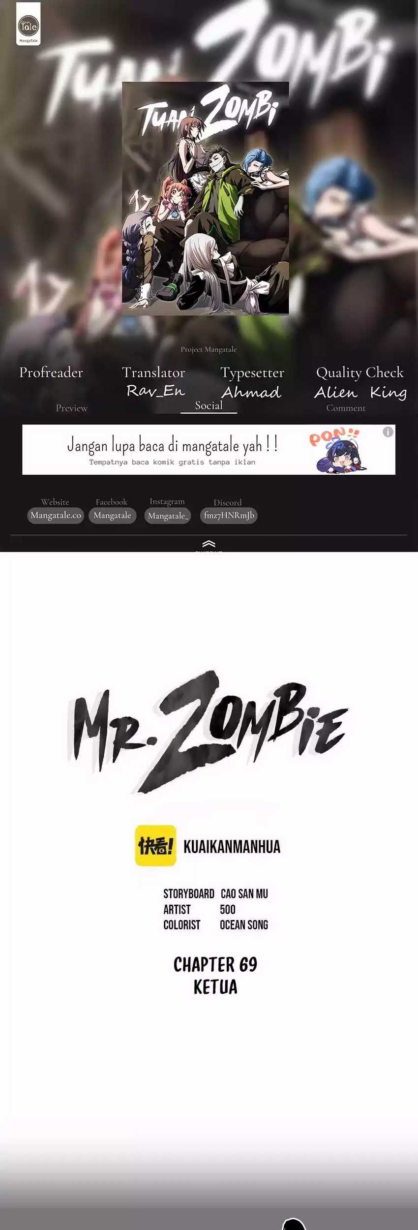Baca Komik Mr. Zombie Chapter 69 Gambar 1