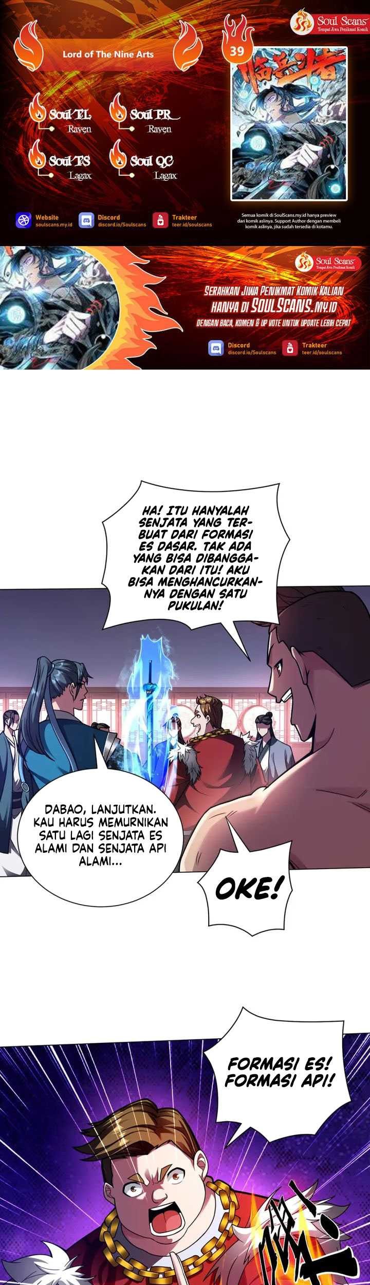 Baca Komik Lord of Nine Arts Chapter 39 Gambar 1