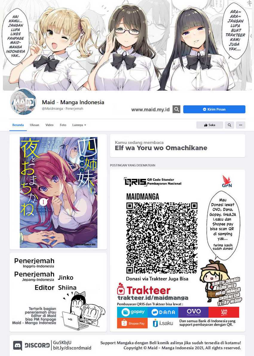 Baca Manga Elf wa Yoru wo Omachikane Chapter 08 Gambar 2