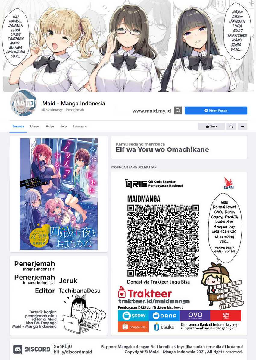 Baca Manga Elf wa Yoru wo Omachikane Chapter 03 Gambar 2