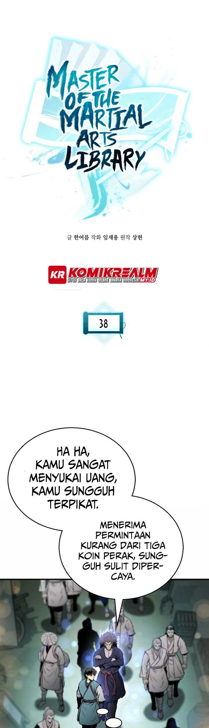 Baca Manhwa Master of the Martial Arts Library Chapter 38 Gambar 2