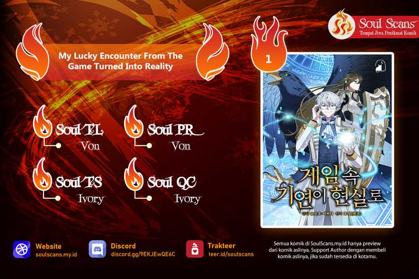 Komik My Lucky Encounter From the Game Turned Into Reality Chapter 01 gambar nomor 1