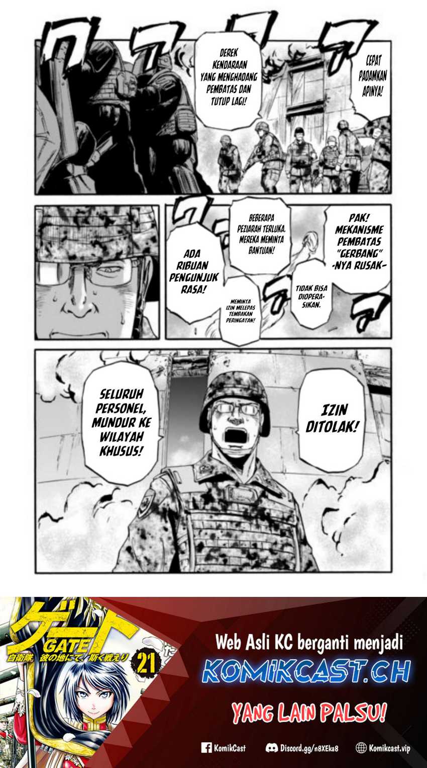 Gate – Jietai Kare no Chi nite Kaku Tatakeri Chapter 125 Gambar 32