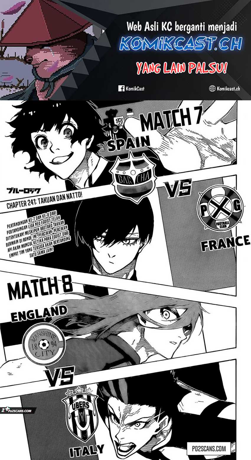 Baca Manga Blue Lock Chapter 241 Gambar 2