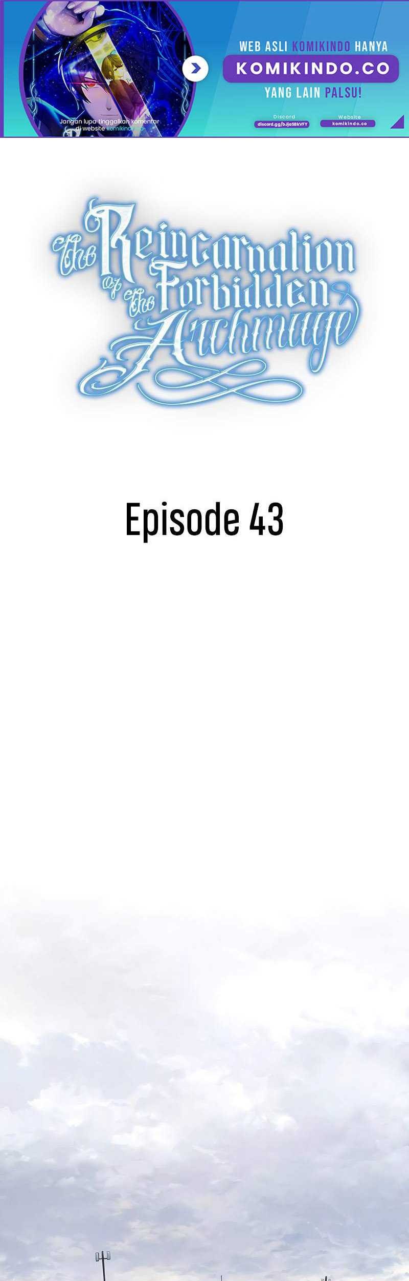 Baca Manhwa The Reincarnation of the Forbidden Archmage Chapter 43 Gambar 2