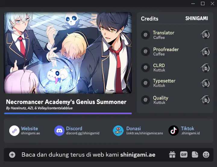 Baca Komik Necromancer Academy’s Genius Summoner Chapter 14 Gambar 1