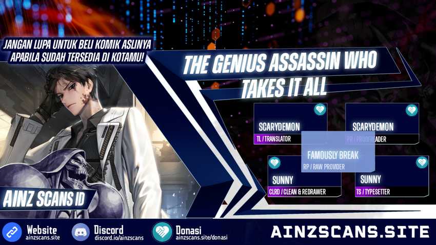 Baca Komik The Genius Assassin Who Takes it All Chapter 01 Gambar 1