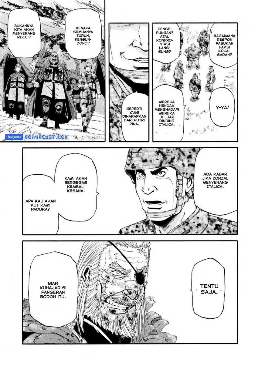 Gate – Jietai Kare no Chi nite Kaku Tatakeri Chapter 128 Gambar 28
