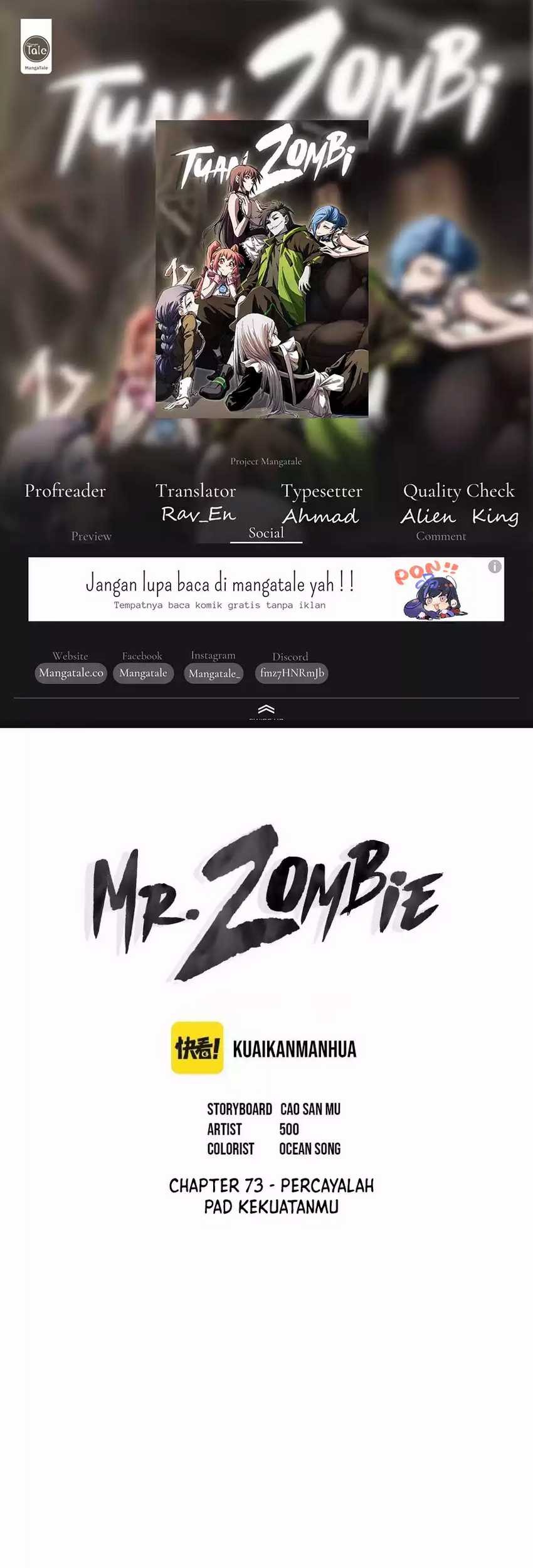 Baca Komik Mr. Zombie Chapter 73 Gambar 1