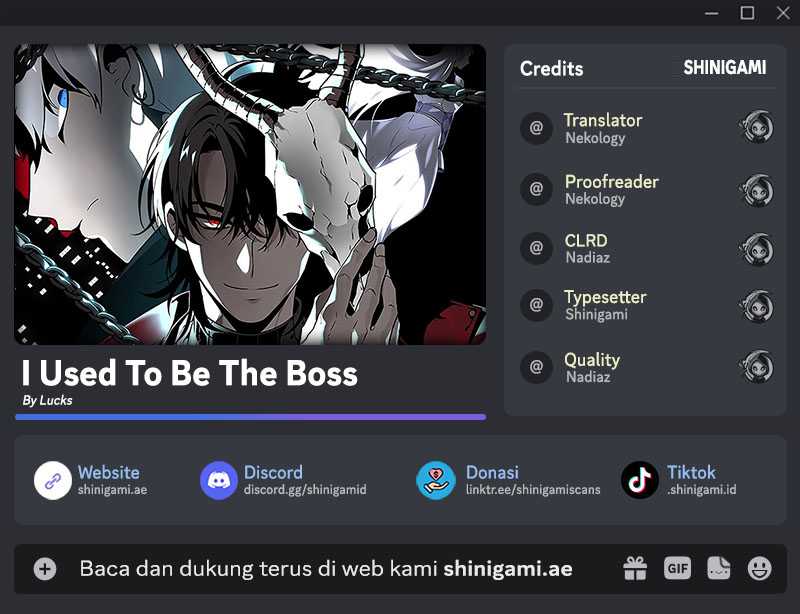 Komik I Used To Be The Boss Chapter 54 gambar nomor 1