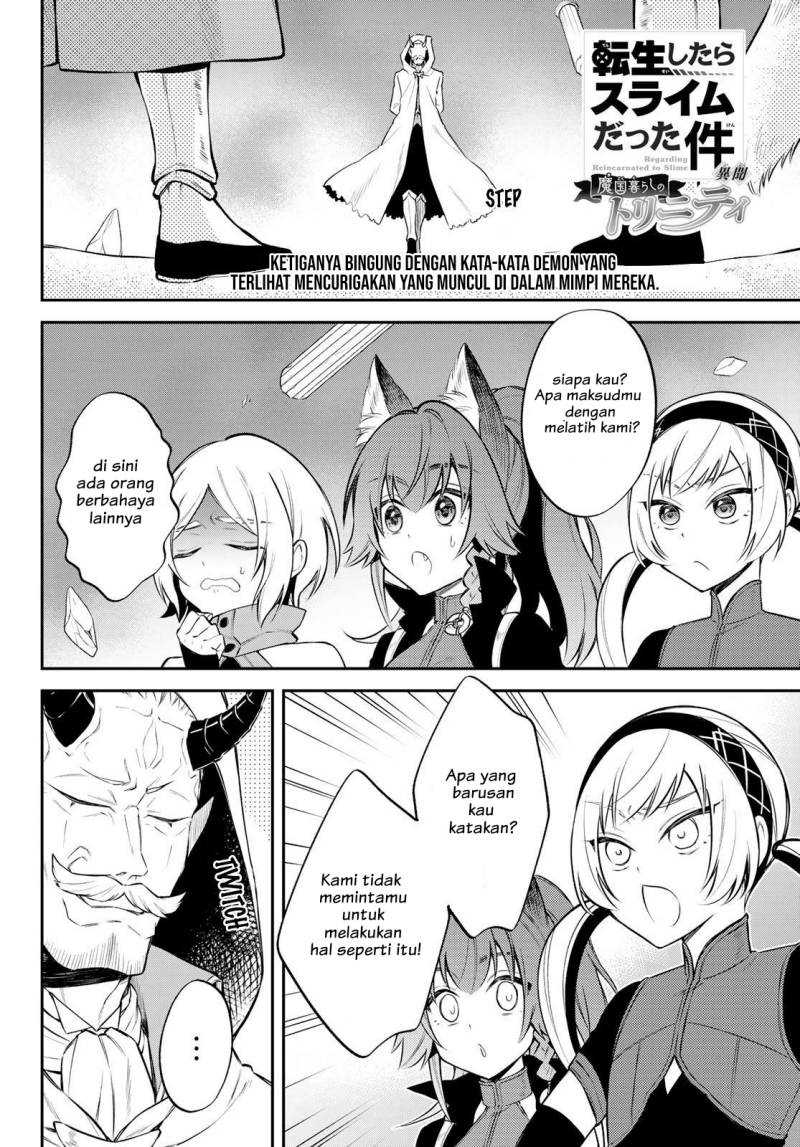 Baca Komik Tensei Shitara Slime Datta Ken Ibun: Makoku Gurashi no Trinity Chapter 55 Gambar 1