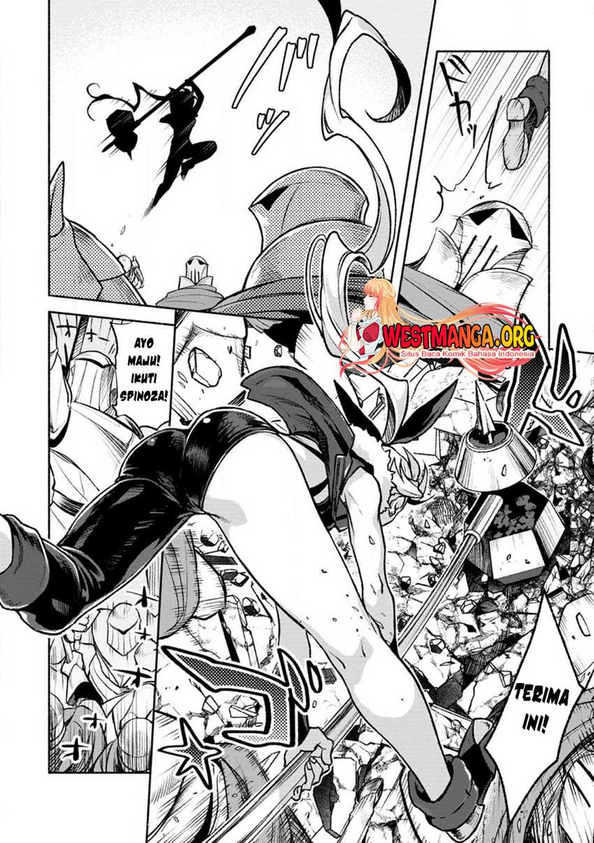 Sono Monban, Saikyou Nitsuki: Tsuihou Sareta Bougyo Ryoku 9999 no Senshi, Outo no Monban Toshite Musou Suru Chapter 26.2 Gambar 4