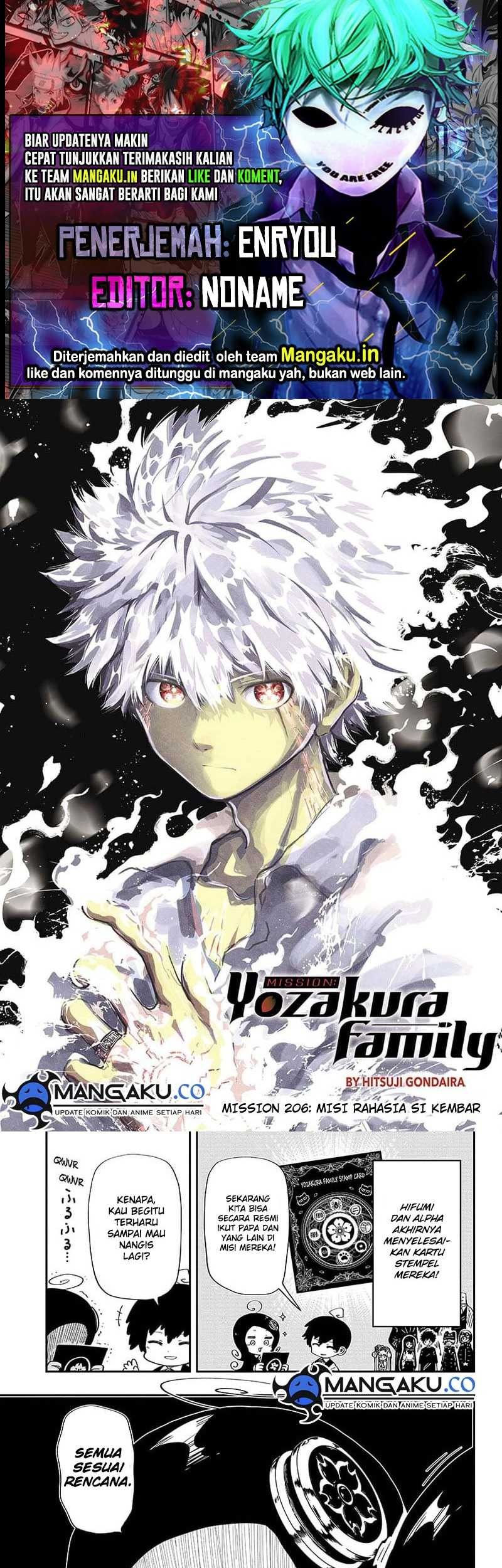 Baca Komik Mission: Yozakura Family Chapter 206 Gambar 1