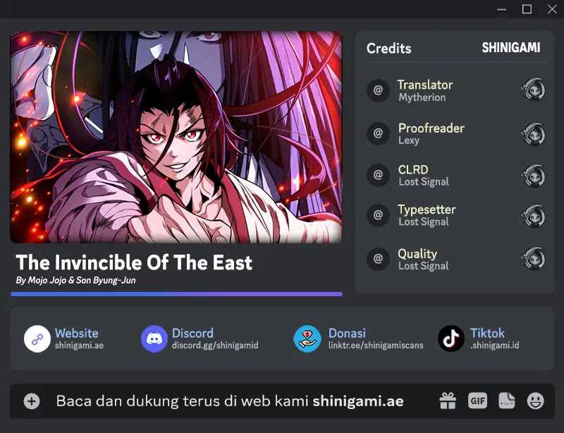 Komik The Invincible of the East Chapter 21 gambar nomor 1