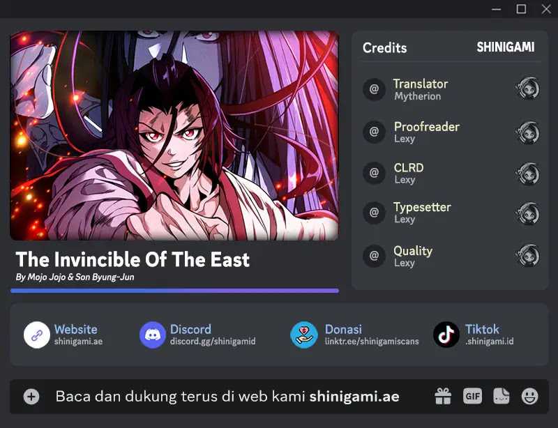 Komik The Invincible of the East Chapter 19 gambar nomor 1