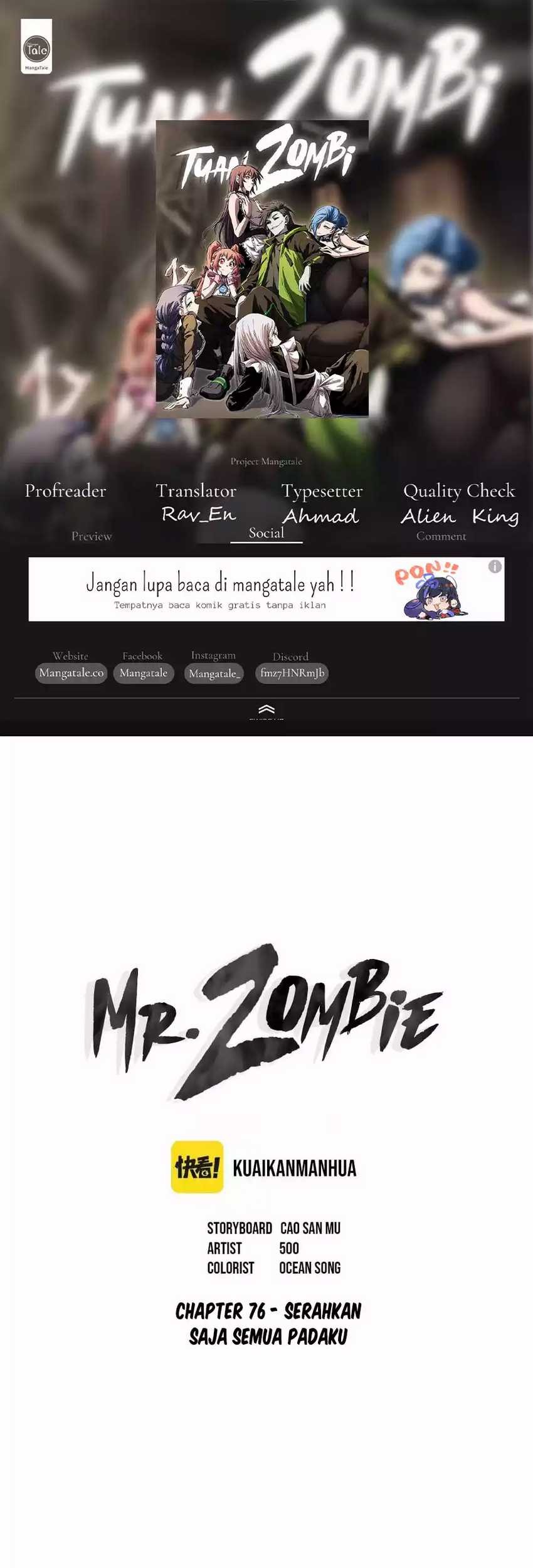 Baca Komik Mr. Zombie Chapter 76 Gambar 1