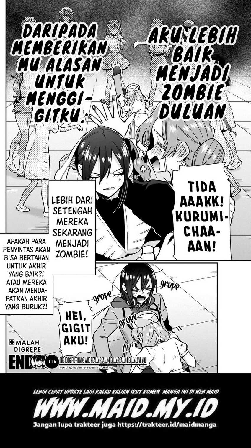 Kimi no Koto ga Dai Dai Dai Dai Daisuki na 100-ri no Kanojo Chapter 116 Gambar 22
