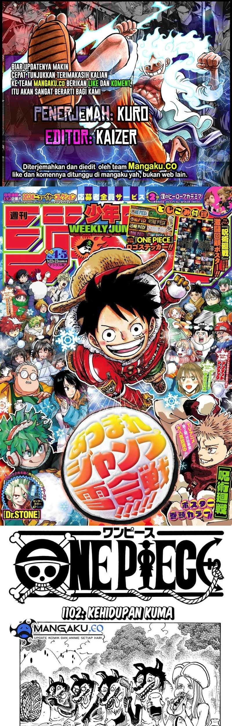 Baca Komik One Piece Chapter 1102 Gambar 1