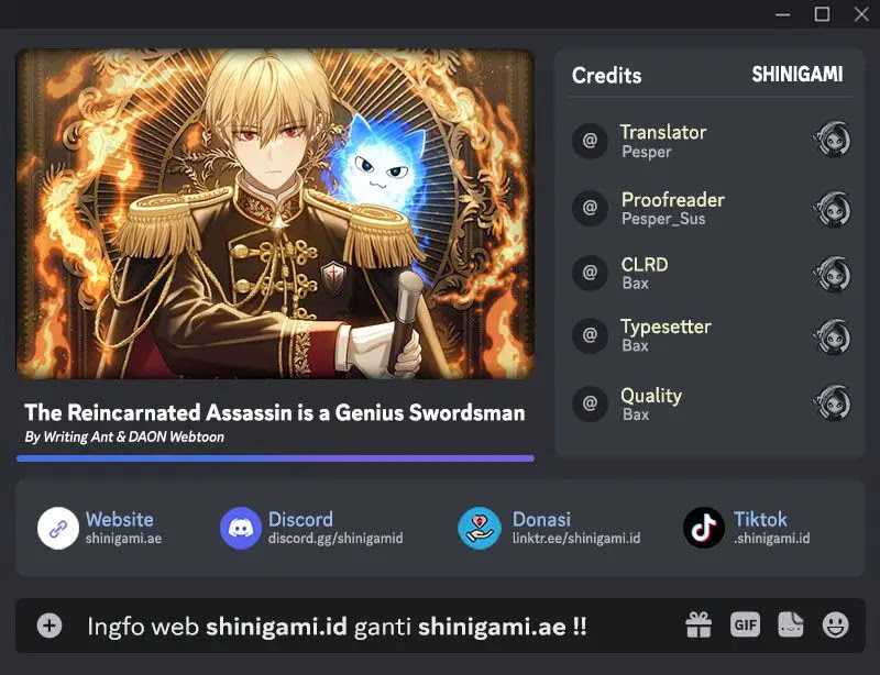 Baca Komik The Reincarnated Assassin is a Genius Swordsman Chapter 33 Gambar 1