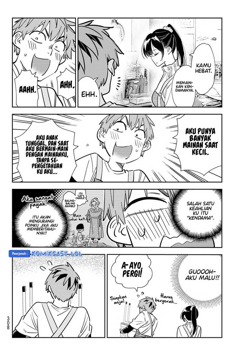 Kanojo Okarishimasu Chapter 293 Gambar 15