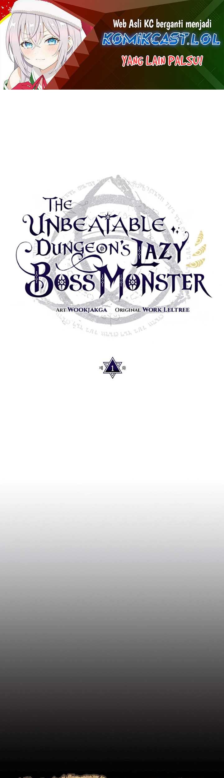 Baca Manhwa The Unbeatable Dungeon’s Lazy Boss Chapter 01 Gambar 2