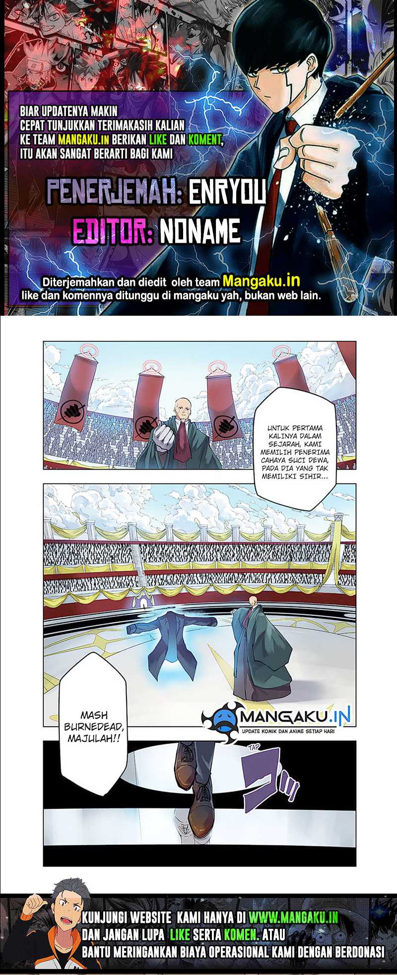 Komik Mashle: Magic and Muscles Chapter 162 gambar 1
