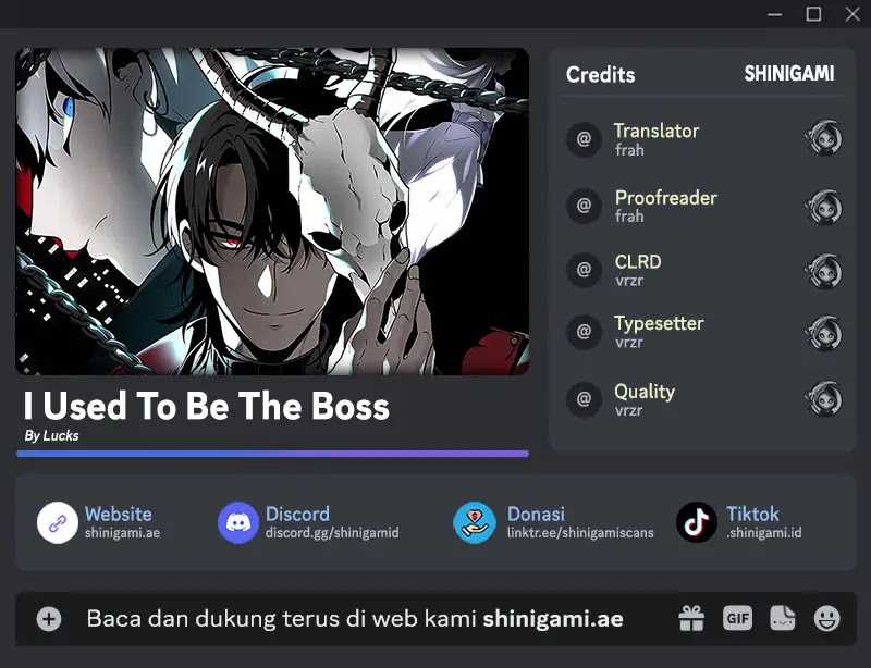 Komik I Used To Be The Boss Chapter 60 gambar nomor 1