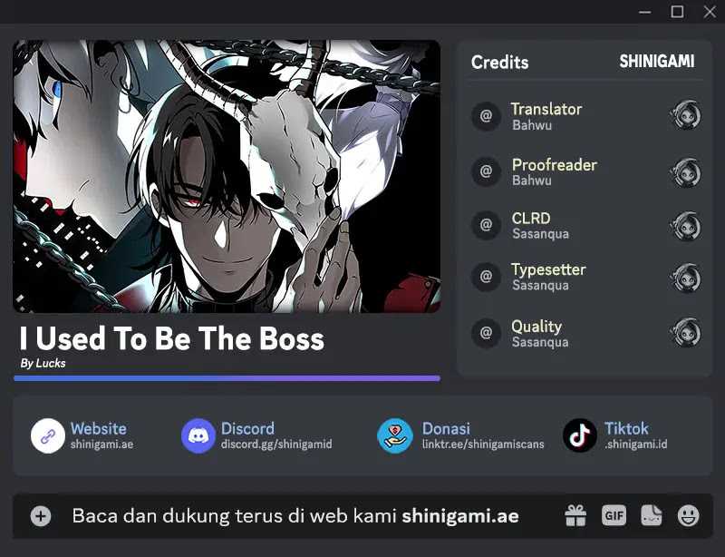 Komik I Used To Be The Boss Chapter 56 gambar nomor 1