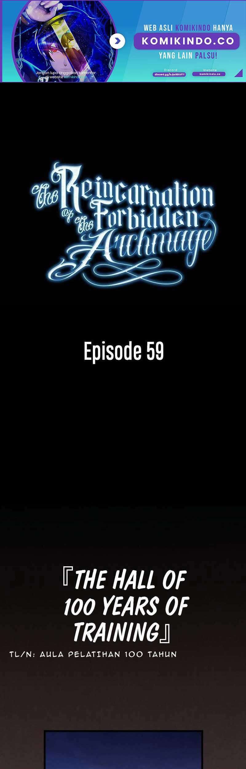 Manhwa The Reincarnation of the Forbidden Archmage Chapter 59 gambar nomor 2