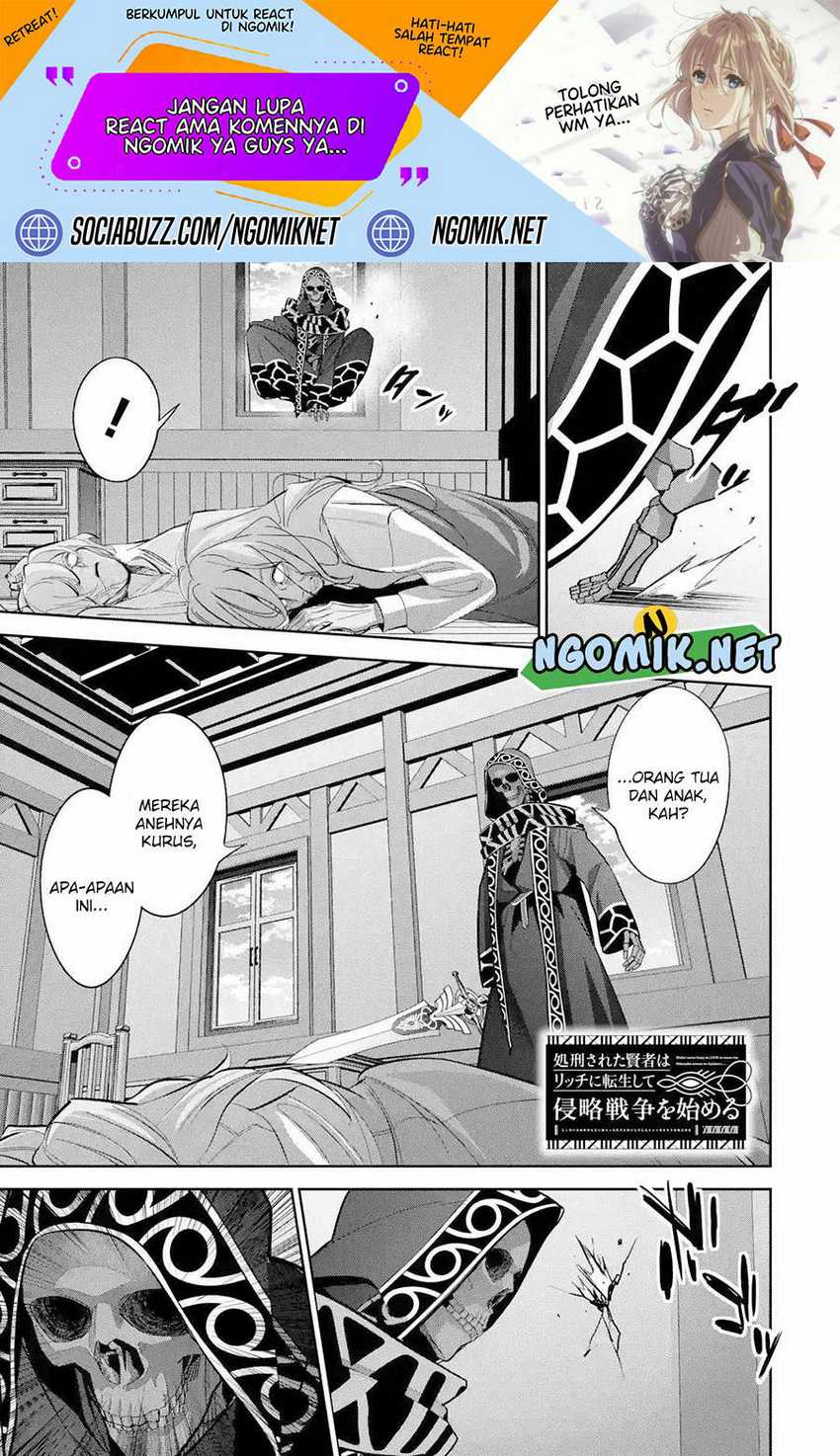 Baca Manga The Executed Sage is Reincarnated as a Lich and Starts an All-Out War Chapter 26.1 Gambar 2
