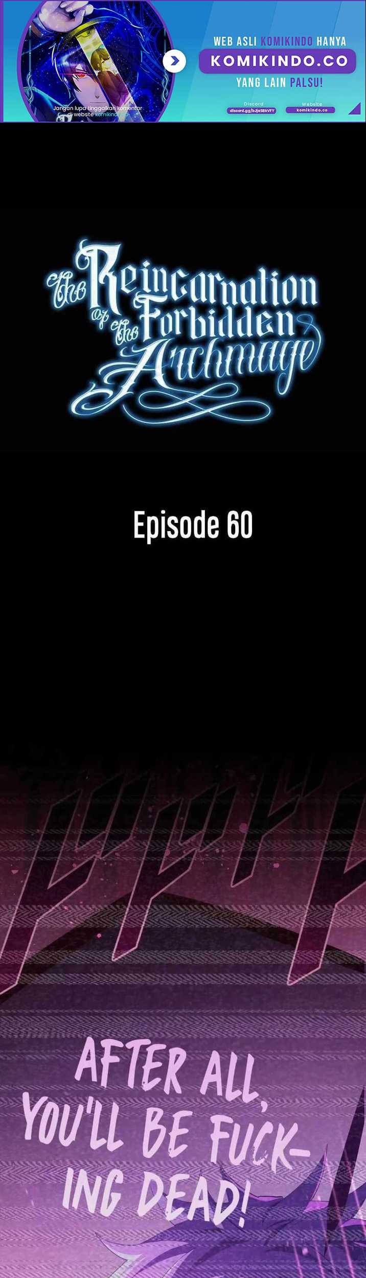 Manhwa The Reincarnation of the Forbidden Archmage Chapter 60 gambar nomor 2