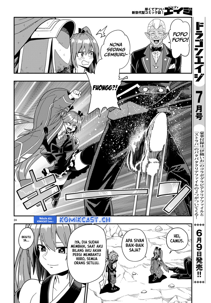 Konjiki no Moji Tsukai: Yuusha Yonin ni Makikomareta Unique Cheat Chapter 97 Gambar 24