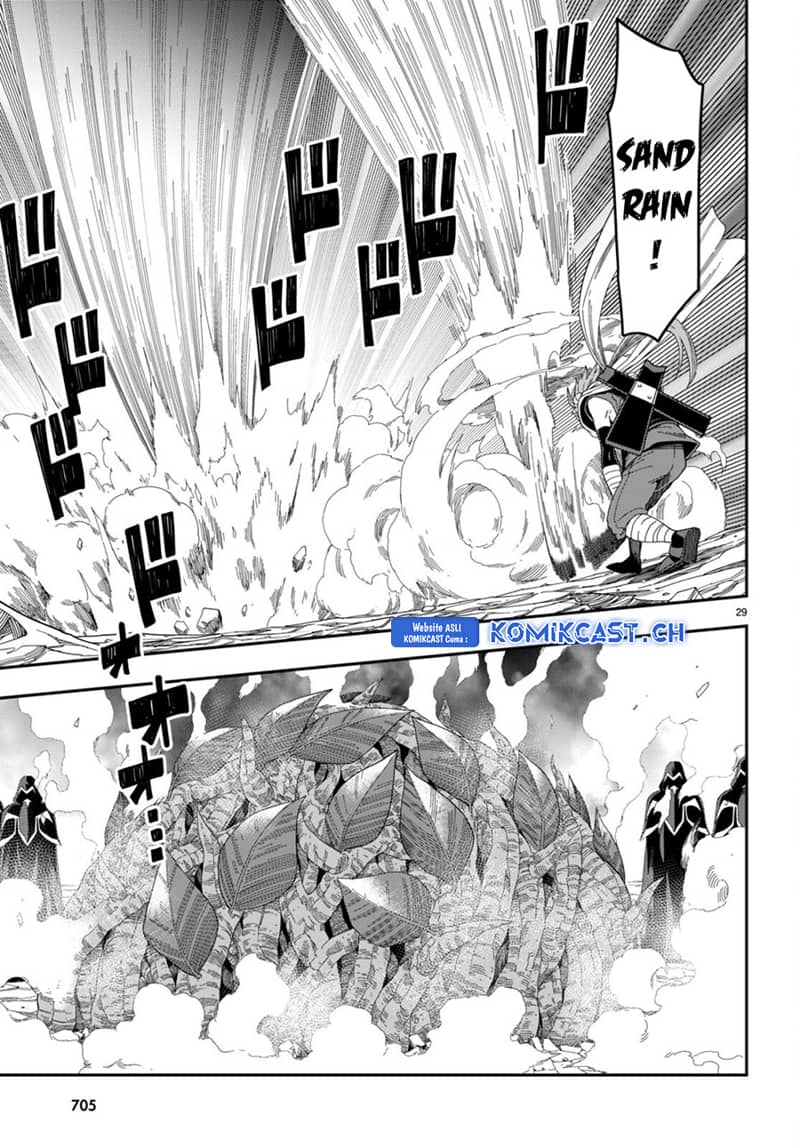 Konjiki no Moji Tsukai: Yuusha Yonin ni Makikomareta Unique Cheat Chapter 96 Gambar 31