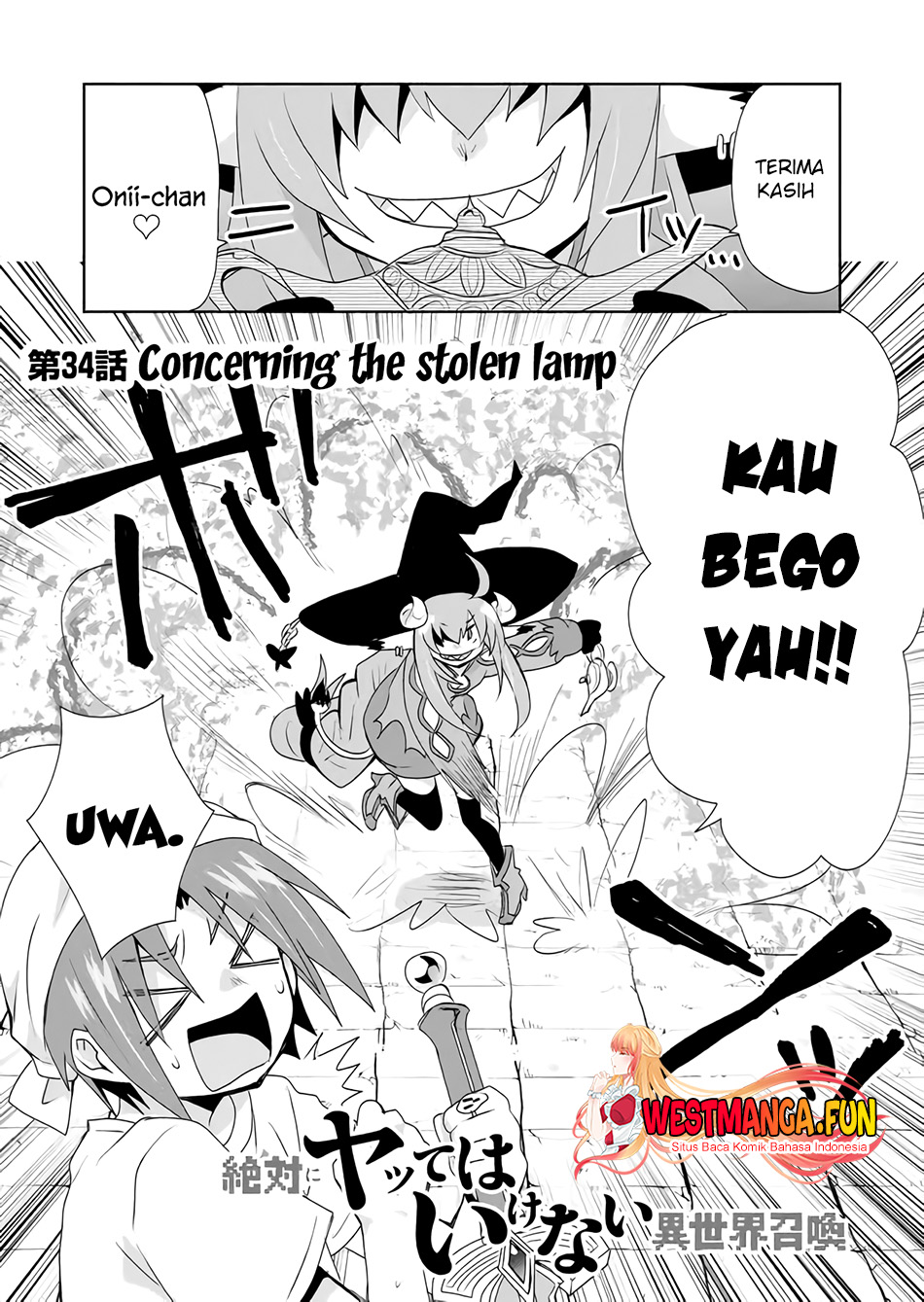 Komik Zettai ni Yatte wa Ikenai Isekai Shoukan - Chapter Chapter 34 - Halaman 4