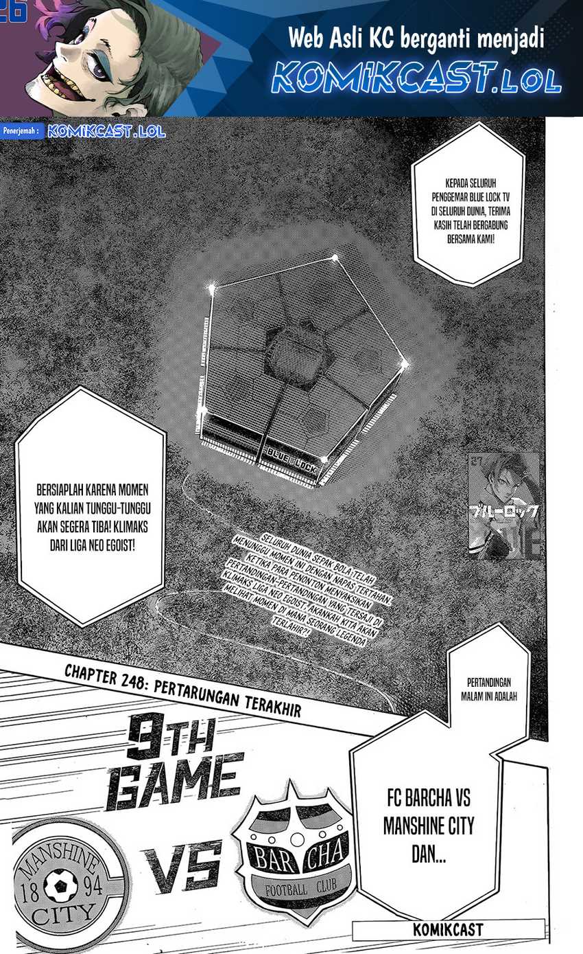 Baca Manga Blue Lock Chapter 248 Gambar 2