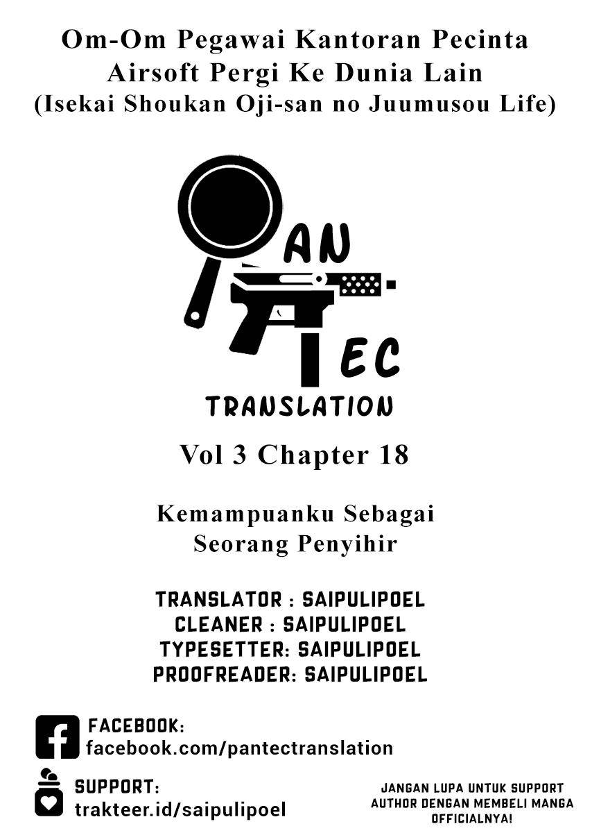Baca Komik Isekai Shoukan Oji-san no Juumusou Life – Sabage Suki Salaryman wa Kaisha Owari ni Isekai e Chokki suru Chapter 18 Gambar 1