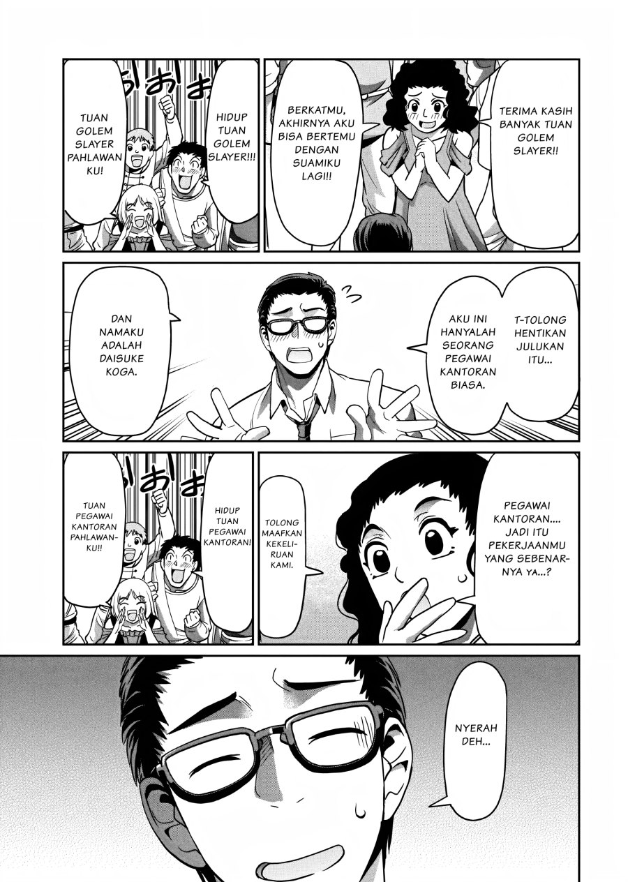 Isekai Shoukan Oji-san no Juumusou Life – Sabage Suki Salaryman wa Kaisha Owari ni Isekai e Chokki suru Chapter 10 Gambar 6