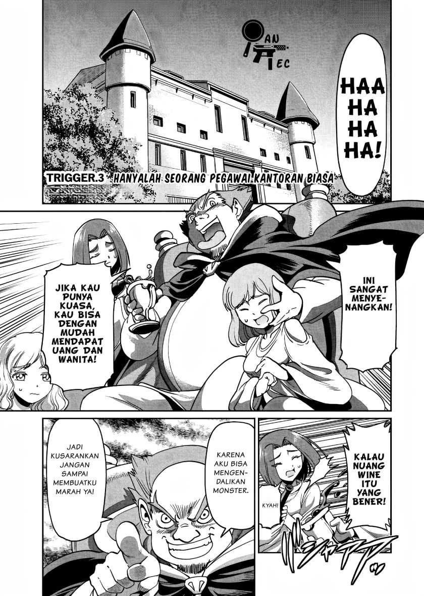 Baca Manga Isekai Shoukan Oji-san no Juumusou Life – Sabage Suki Salaryman wa Kaisha Owari ni Isekai e Chokki suru Chapter 03 Gambar 2
