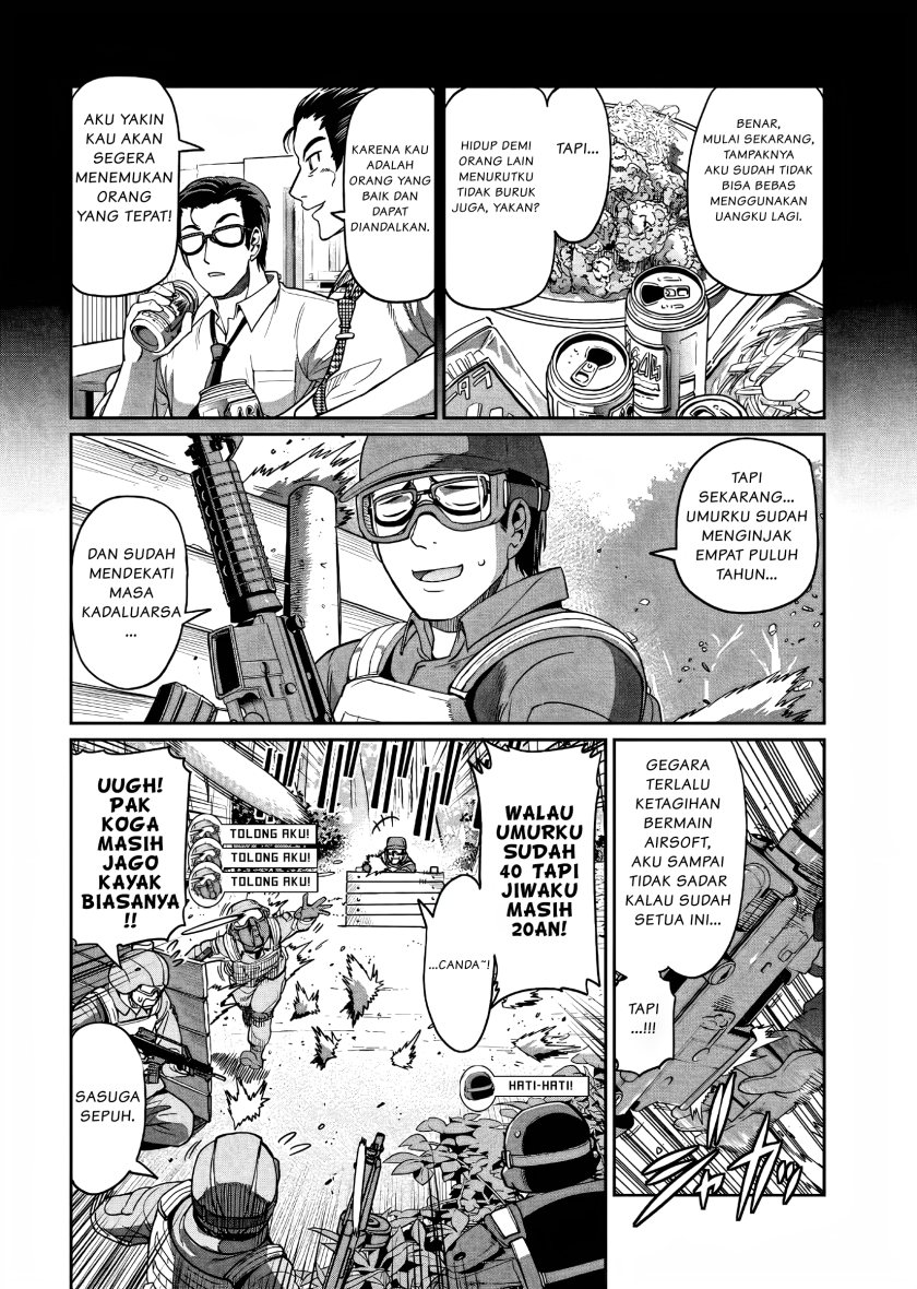 Isekai Shoukan Oji-san no Juumusou Life – Sabage Suki Salaryman wa Kaisha Owari ni Isekai e Chokki suru Chapter 02 Gambar 3