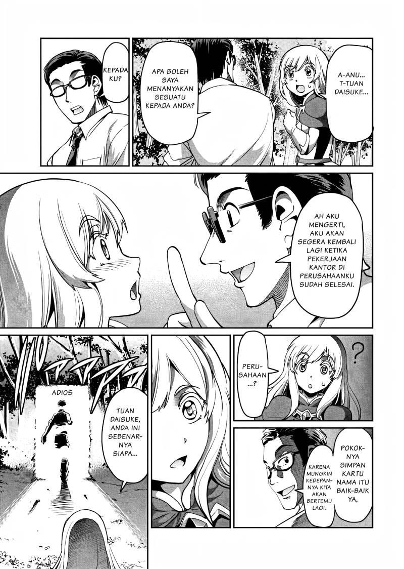 Isekai Shoukan Oji-san no Juumusou Life – Sabage Suki Salaryman wa Kaisha Owari ni Isekai e Chokki suru Chapter 01 Gambar 30