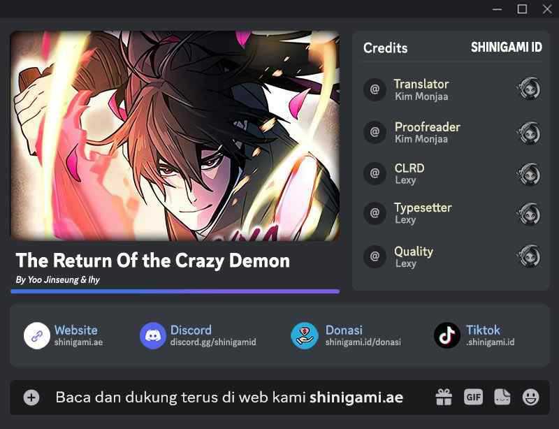 Komik Return of the Mad Demon Chapter 107 gambar nomor 1