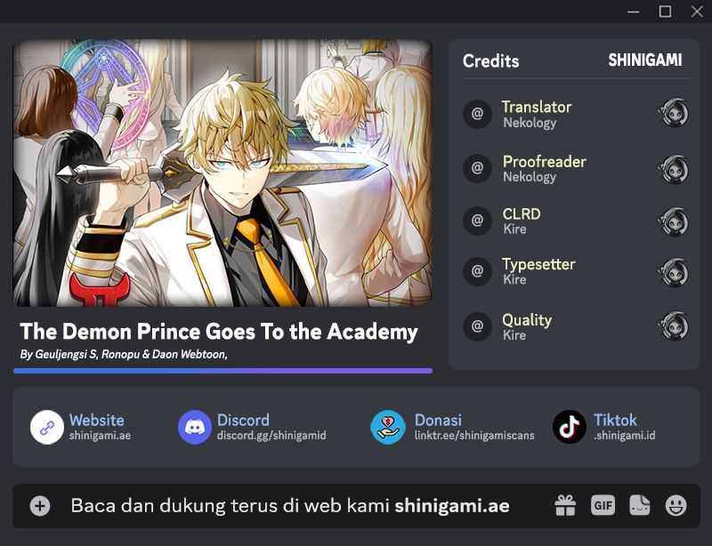 Baca Komik The Demon Prince Goes to the Academy Chapter 49 Gambar 1