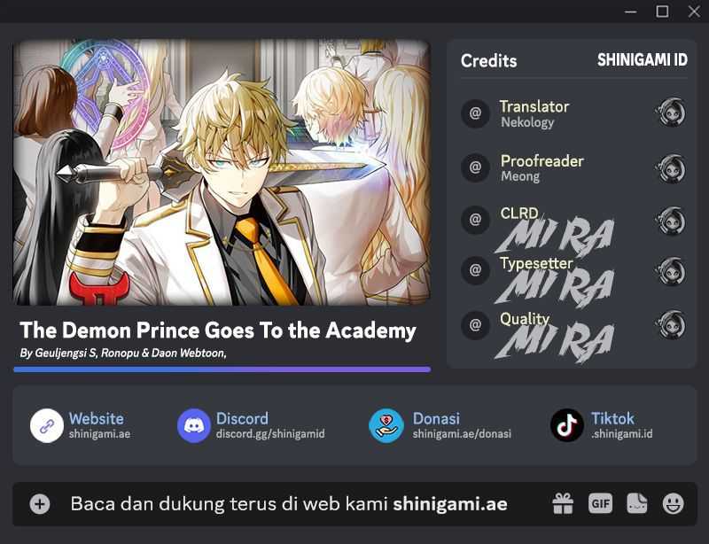 Baca Komik The Demon Prince Goes to the Academy Chapter 47 Gambar 1