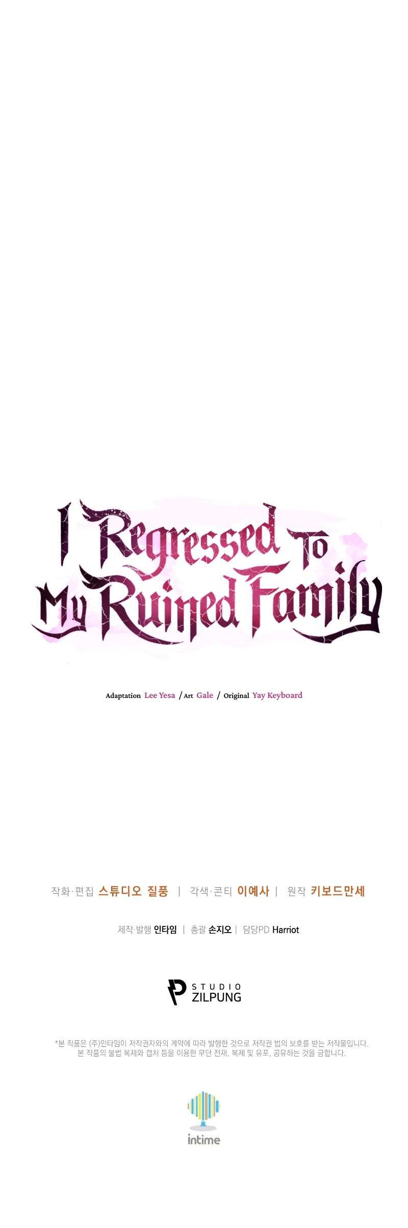 I Regressed to My Ruined Family Chapter 70 Gambar 57