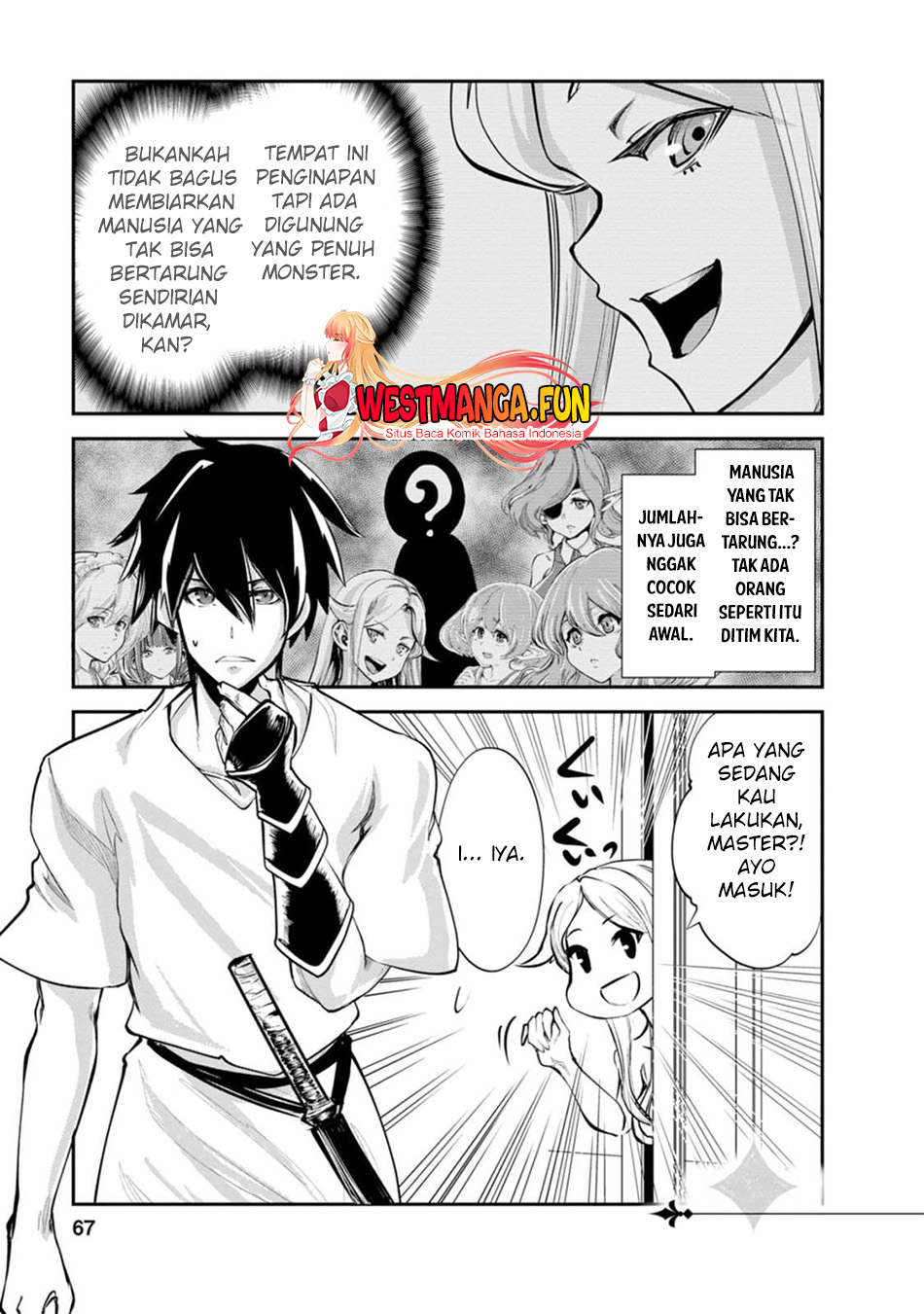 Baca Manga Monster no Goshujin-sama Chapter 57 Gambar 2