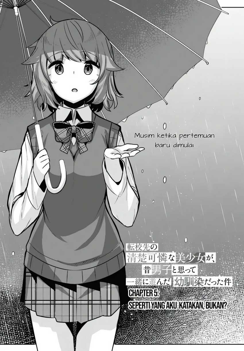 Baca Manga Tenkou-saki no Seiso Karen na Bishoujo ga, Mukashi Danshi to Omotte Issho ni Asonda Osananajimi datta Ken Chapter 05 Gambar 2