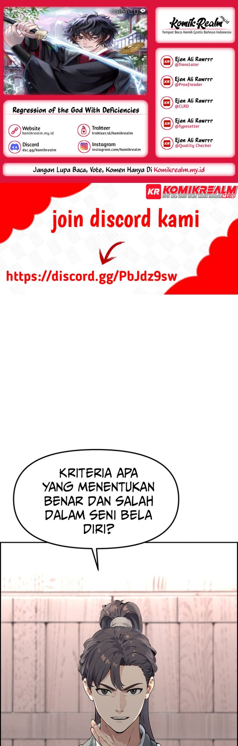 Baca Komik Regression of the God With Deficiencies Chapter 07 Gambar 1